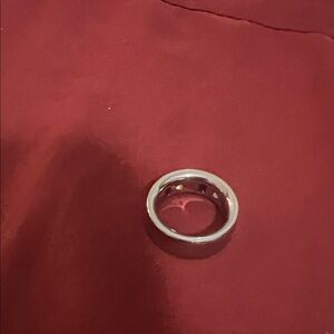 Oura Gen 4 Polished Silver Band Ring sz 8